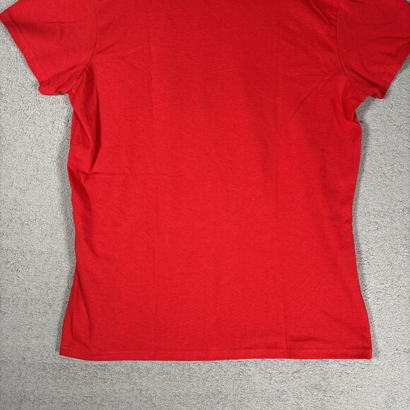 NWT Louisville Cardinals T Shirt‎ Women’s Size L Red Fanatics NCAA University - Picture 9 of 9